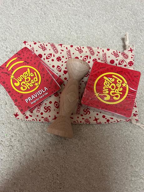 Sklenne gulicky lidl + hra jungle speed, 