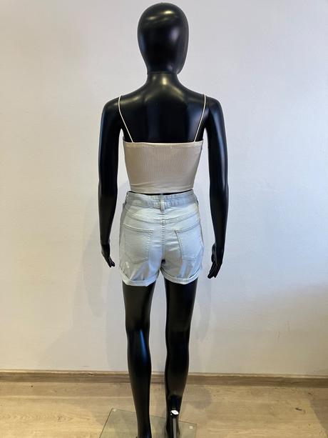Dámsky crop top béžový pull bear (s), pull&bear,s