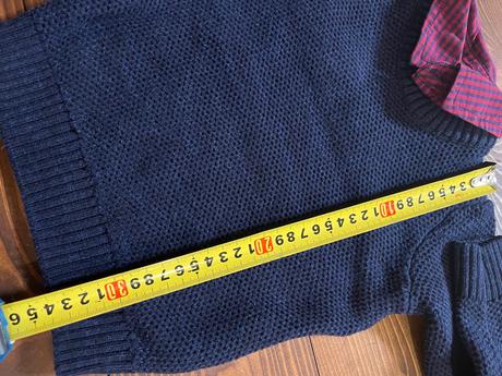 Vianočný svetrík s golierikom, f&f,98