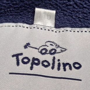 Modrožltá lyžiarska vetrovka, topolino,116