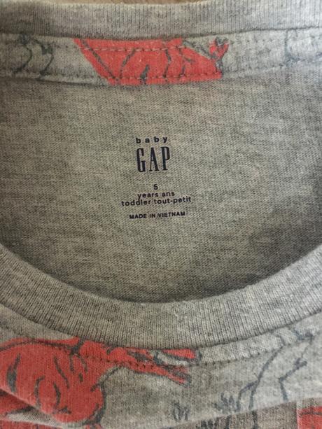 Chlapcenske tricko, gap,110