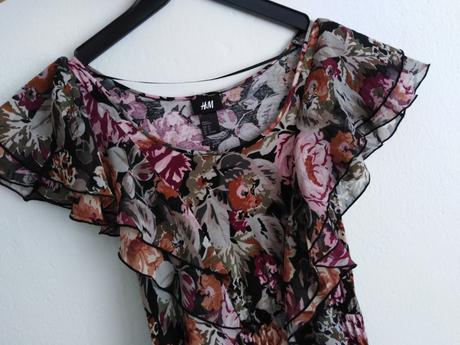Kvetinové šaty, h&m,xs