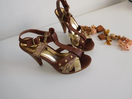 H&m-sandálky ecco koža-38v,, h&m,38