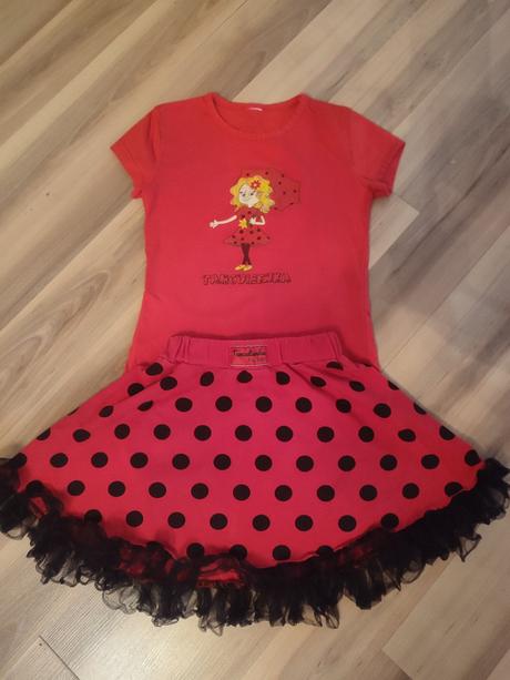 Tanculienka sukňa a tričko, japitex,104