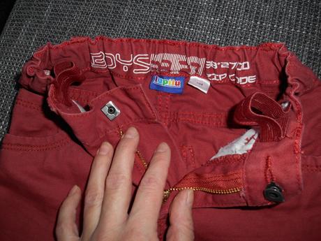 Nohavice-tehlová farba, lupilu,104