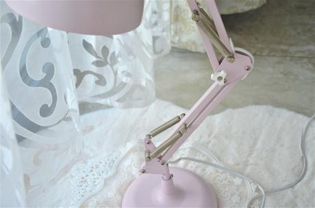 Študentská lampa-ružová, 