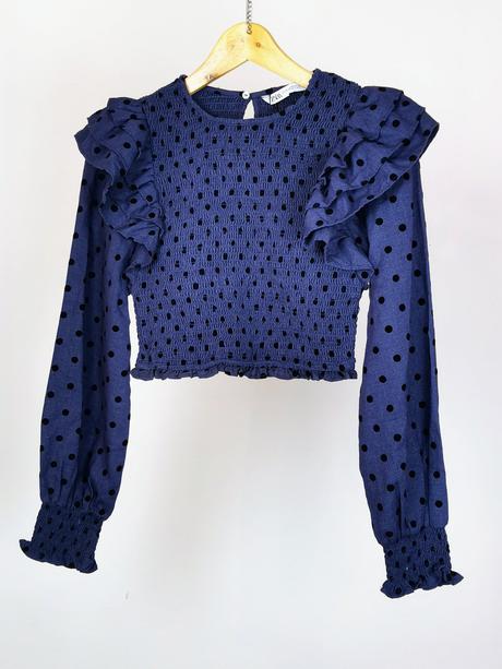 Zara - blúzka s volánmi, zara,xs
