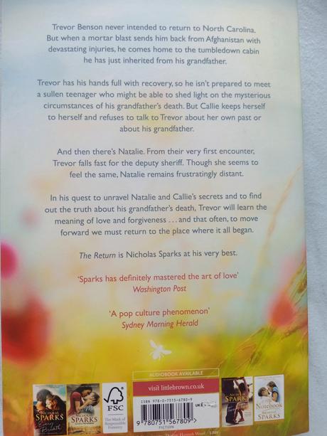 Nicholas sparks the return, 