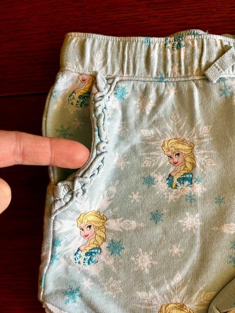 Bavlnené kraťasky frozen dvojbalenie, h&m,116