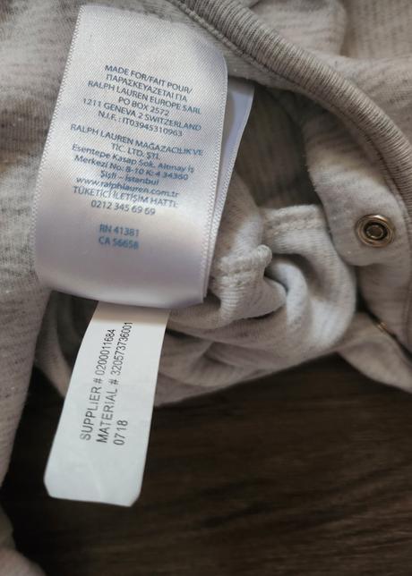 Sive dupačky ralph lauren 5,6mes, ralph lauren,68