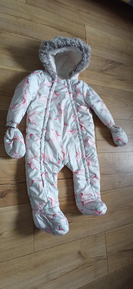 Zimný overal pre bábätko od 9-12 mesiacov f&f, f&f,74