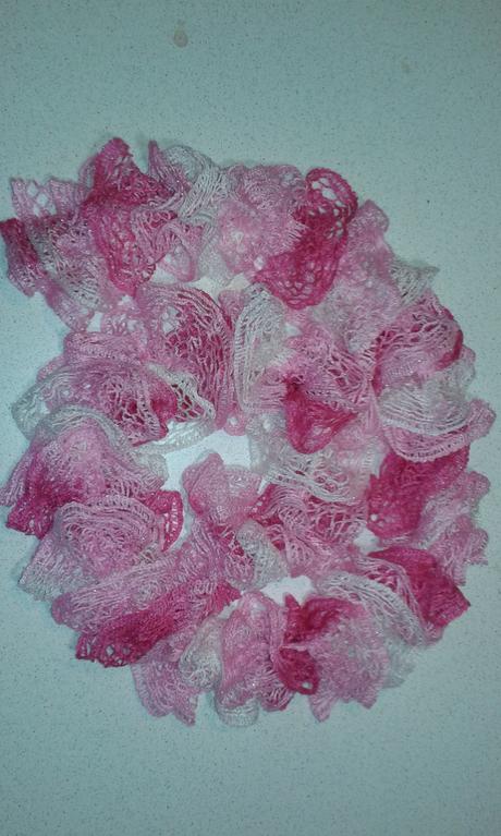 Dievčenský šál - 136 cm handmade, 134