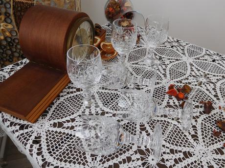 Poháre na víno jemný brus 6 kusov, 