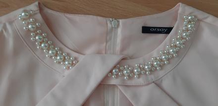 Šaty s perličkami, orsay,38