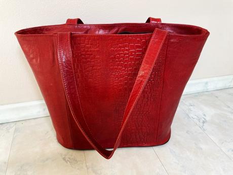 Veľká kožená kabela,