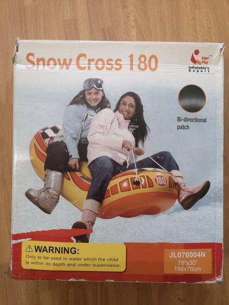 Nafukovací snehový scooter 198x76 cm, 