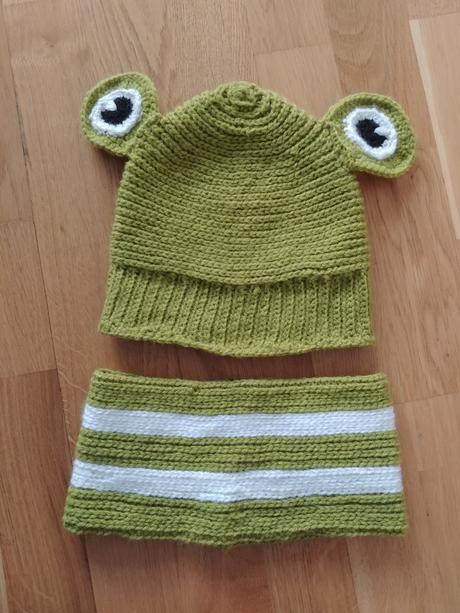 Háčkovaný set žabka, 98