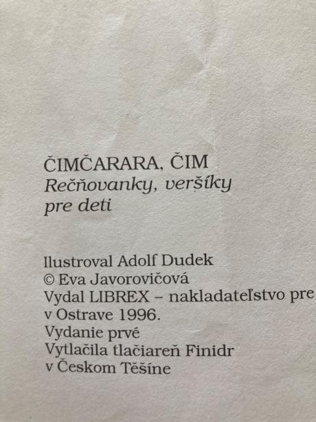 Čim čarara, čim - dudek adolf (1996), 