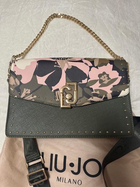 Khaki ružová kabelka na plece zn. liu jo originál, liu jo