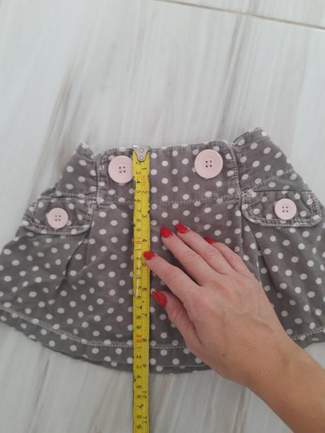 Detská menčestrova sukňa next, next,86