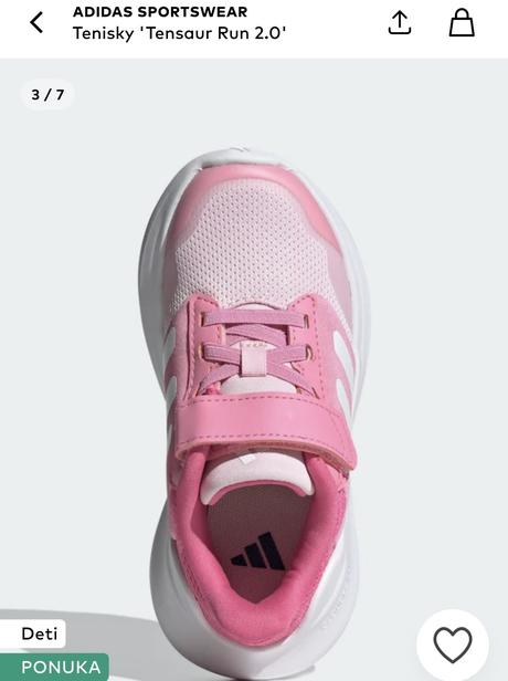 Tenisky adidas sportswear tensaur run 2.0 nové, adidas,35