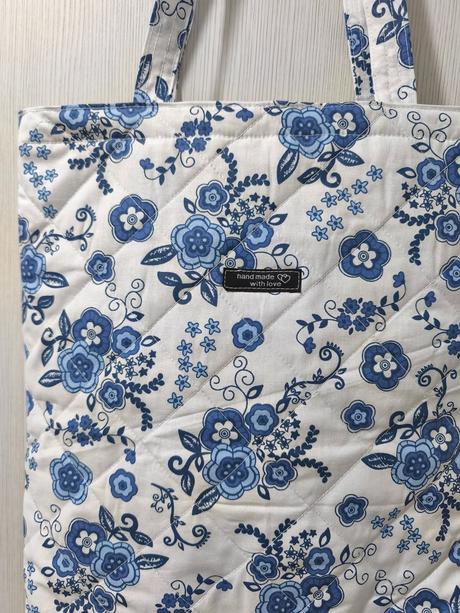 Taška modré kvety, 