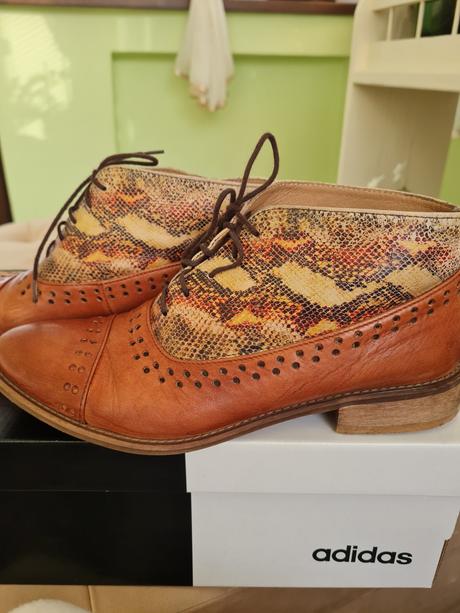 Kožené topátky č.38, 38