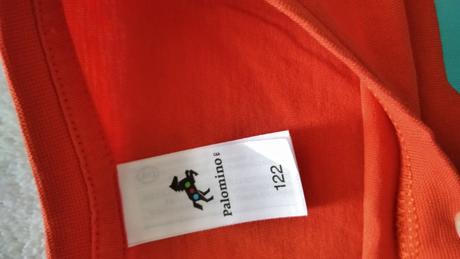 Oranžové tričko s opicami, c&a,122