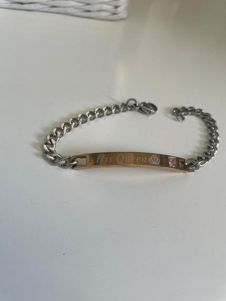 Náramok z chirurgickej ocele his queen, 