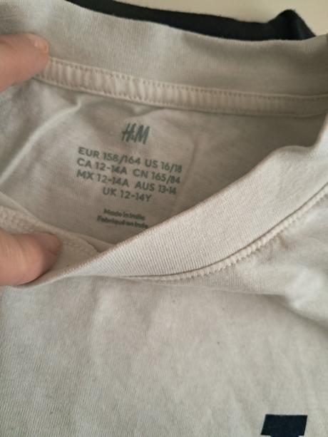 3ks tricka h&m v.158, h&m,158