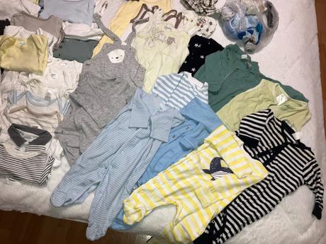 Balík oblečenia pre bábätko - chlapčenské, 50–62