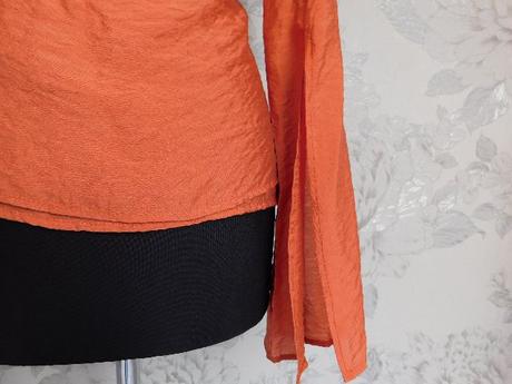 Kvalitna trendy zavinovacia bluzka, 40