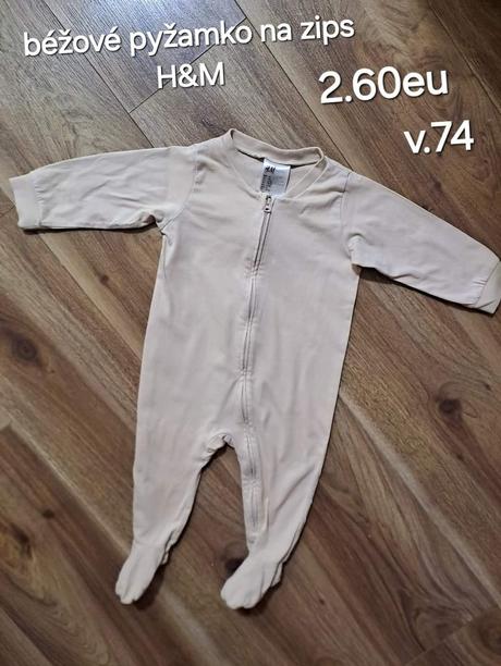 Pyžamko h&m, h&m,74