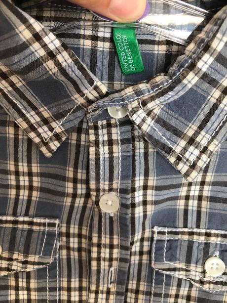 Košeľa dlhý rukáv, benetton,104