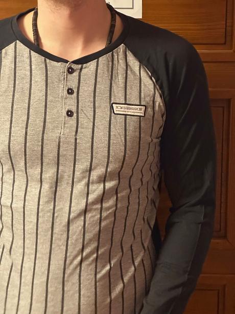 Pánske tričko s dlhým rukávom, m