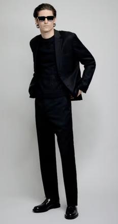 H&m oblekové nohavice regular fit vel.46/s, h&m,46 / s