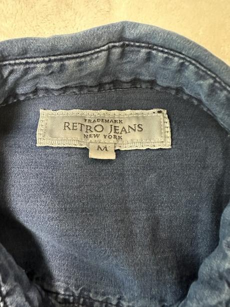 Denimový nohavicový overal zn. retro jeans oiginál, m