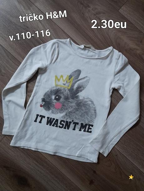 Tričko h&m, h&m,110