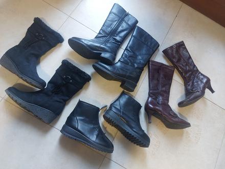 Vyteplene cizmy na nohu 35, 35