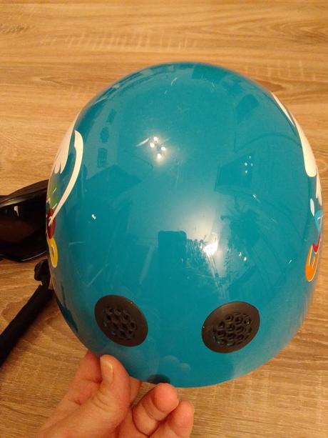 Lyžiarska prilba +okuliare, xs