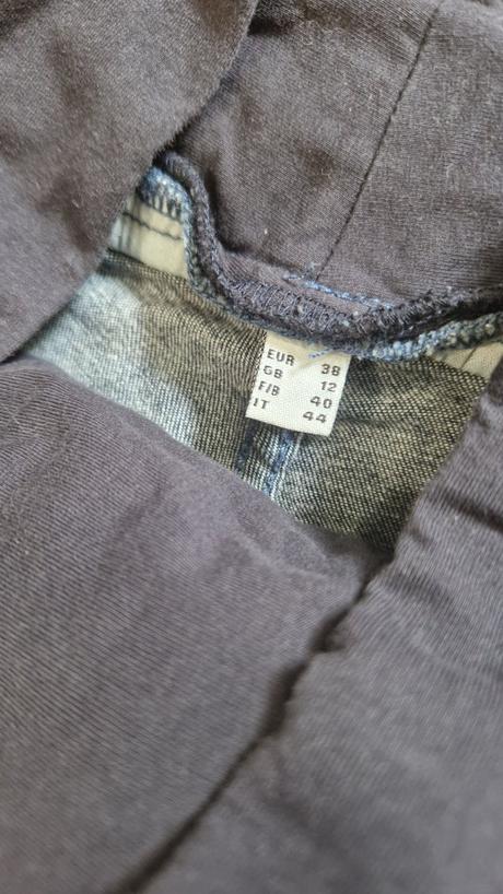 Tehotenske riflove kratase bpc v.38, bonprix,38