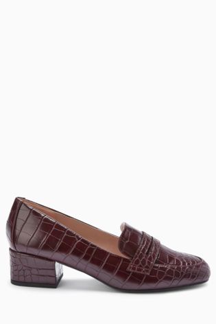 Bordové topánky z kože, next,40