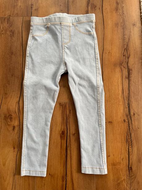 Riflové legíny / jegíny, zara,104