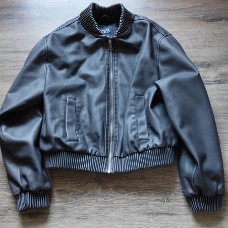 Koženková bomber bunda, zara,152