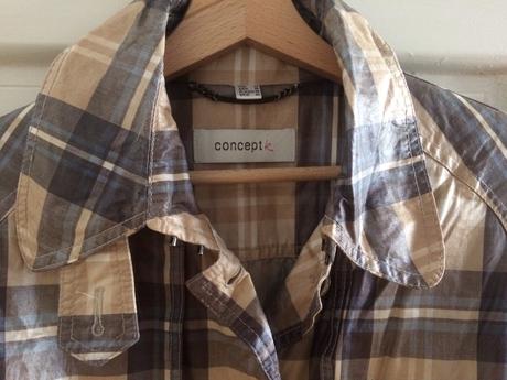 Krásny karovany kabatik, 38