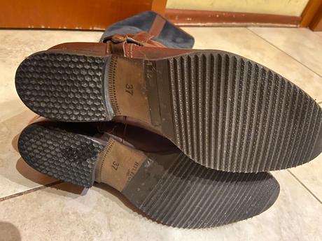 Kozene cizmy tommy hilfiger, tommy hilfiger,37