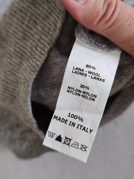 Krasny vlneny pulovrik, original marines,86