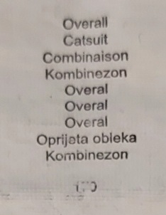 Dievčenský rifľový overal, 170