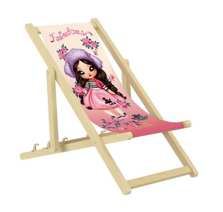 Detské záhradné ležadlo lol,