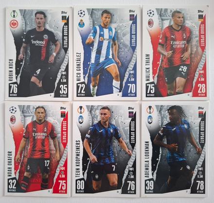 Futbalové karty topps match attax extra 2023/2024,